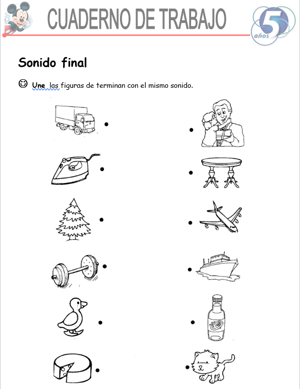 Lenguaje y Comunicación, Niños De 5 Años - Word