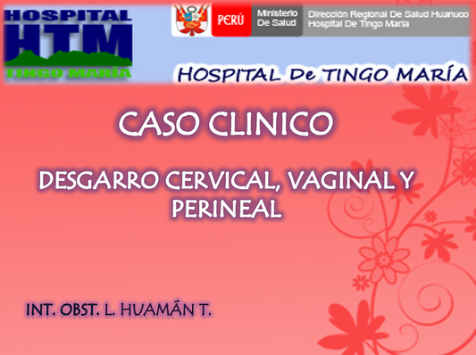 Desgarro Perineal, Cervical y vaginal - PPT