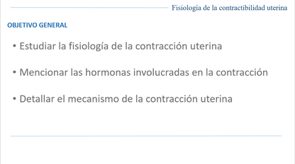 Fisiología De Contractibilidad Uterina - PPT