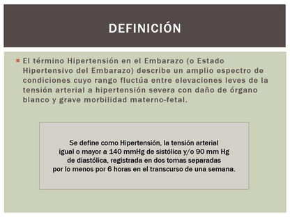 Hipertensión Inducida Por El Embarazo - PPT