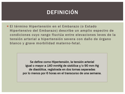 Hipertensión Inducida Por El Embarazo - PPT