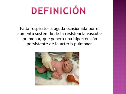 Hipertensión Pulmonar Persistente Del Recién Nacido - PPT