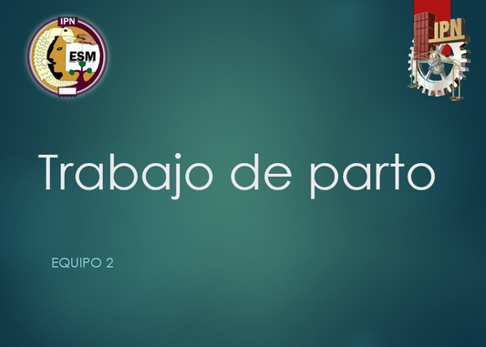 Trabajo De Parto - PPT