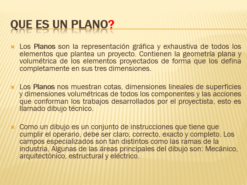Lectura E Interpretación De Planos - PPT