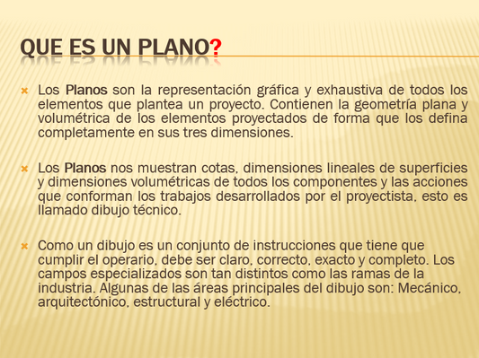 Lectura E Interpretación De Planos - PPT