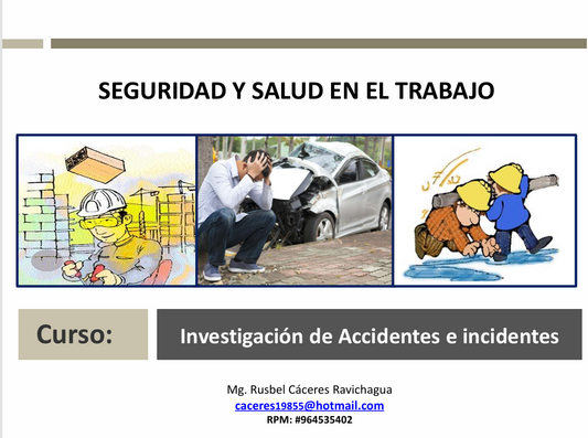Investigación De Accidentes e Incidentes - PDF