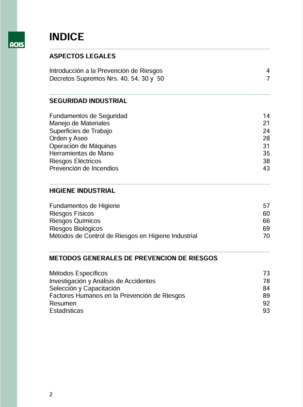 Prevención De Riesgos Ocupacionales - PDF